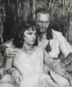 Gina Lollobrigida and Yul Brynner in "Solomon and Sheba"