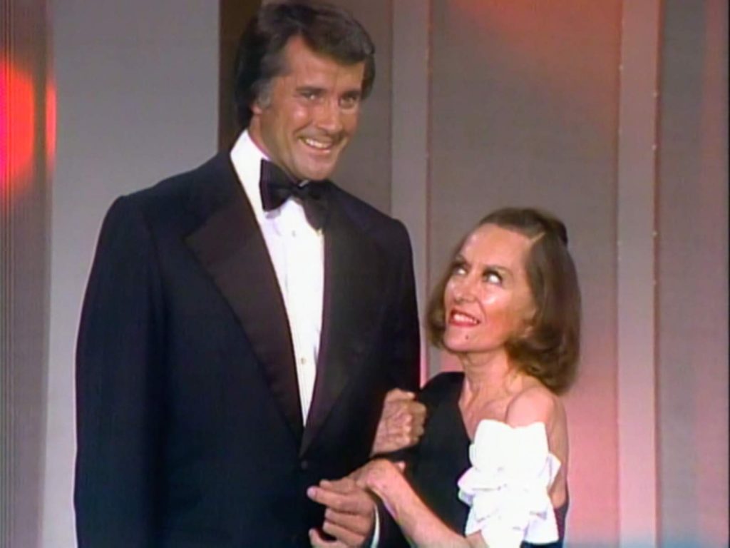 Lyle Waggoner and Gloria Swanson on the Carol Burnett Show