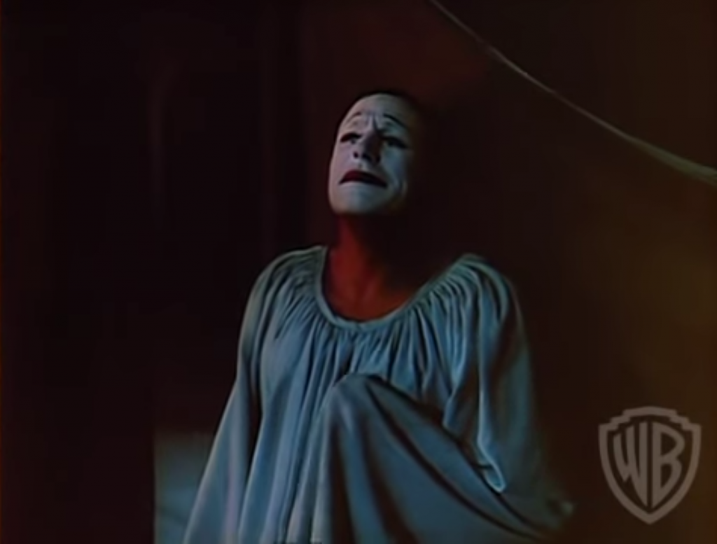 Circus - Gene Kelly as the white face clown, in love with another performer, who meets a tragic end in Invitation to the Dance