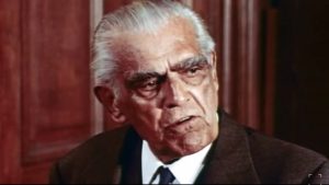 Boris Karloff as Professor John Marsh, expert of witchcraft