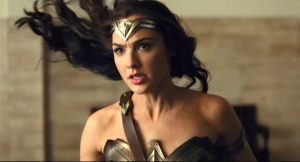 Gal Gadot as Wonder Woman in Justice League