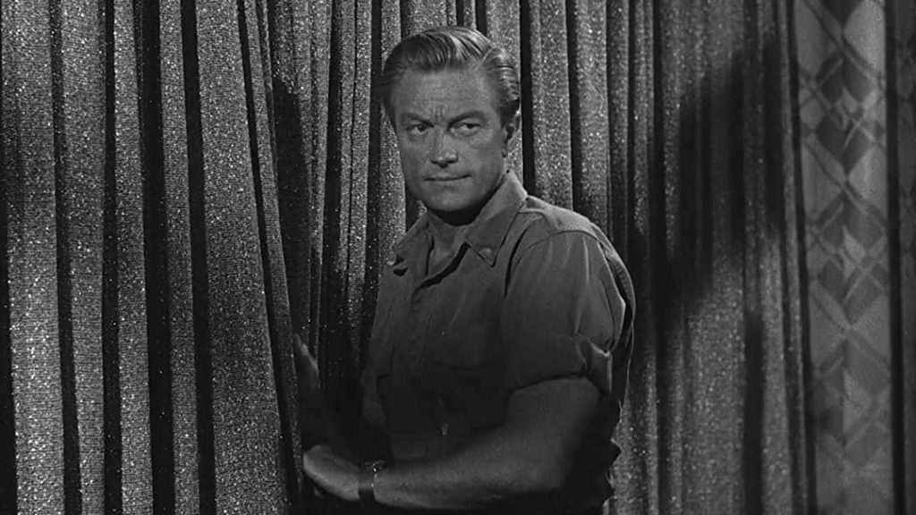 Richard Denning as Rick in Day the World Ended