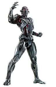 Ultron - the robotic villain, created by Tony Stark, in Avengers: Age of Ultron