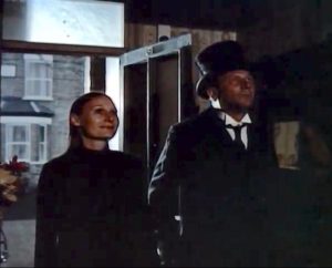 Donald Pleasance with his daughter Angela in "From Beyond the Grave"